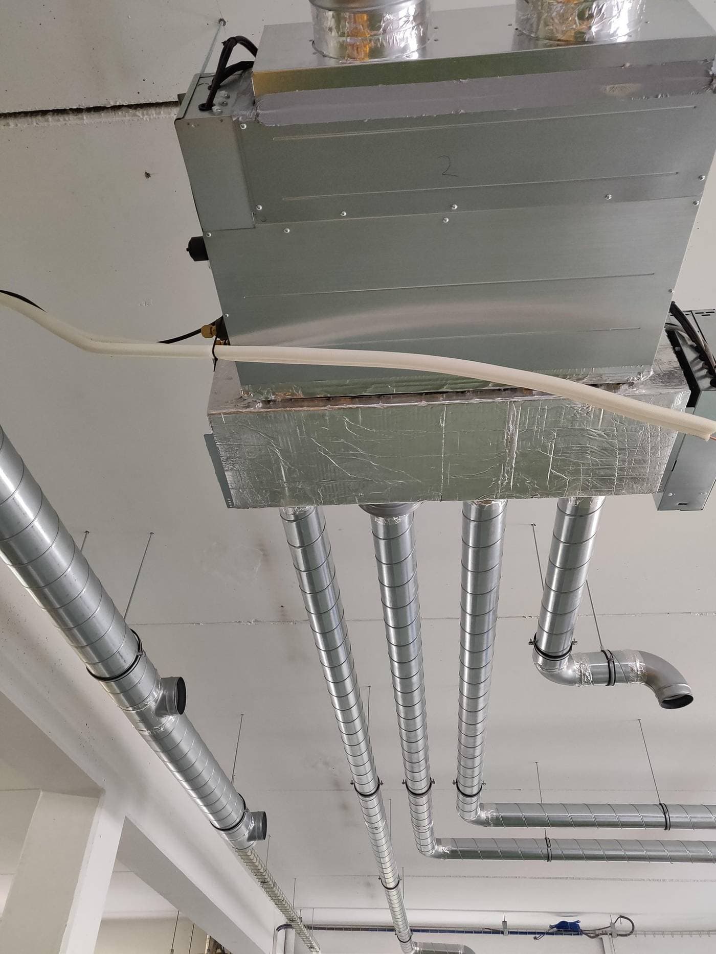 Installation gainable industriel Eybens — 2 unités extérieures multi-split Air Eco Clim