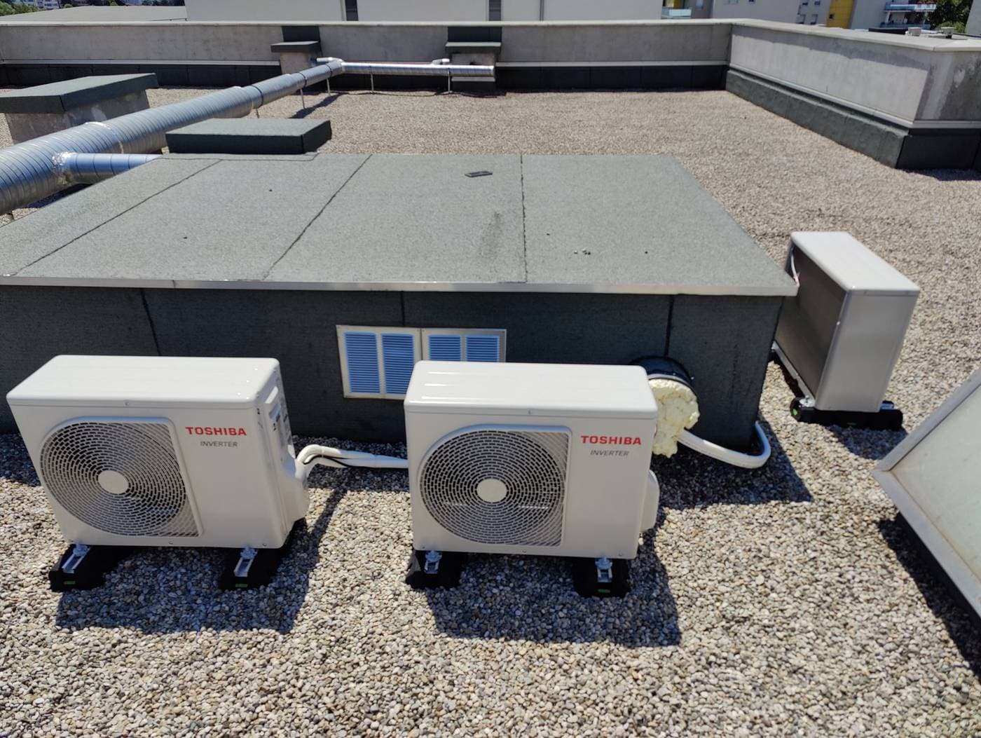 Réseau gainable acier galvanisé à Vaulnaveys-le-Haut par Air Eco Clim